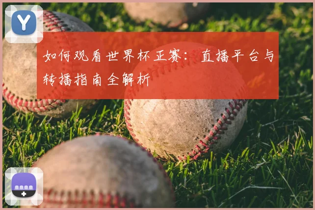 如何观看世界杯正赛:直播平台与转播指南全解析