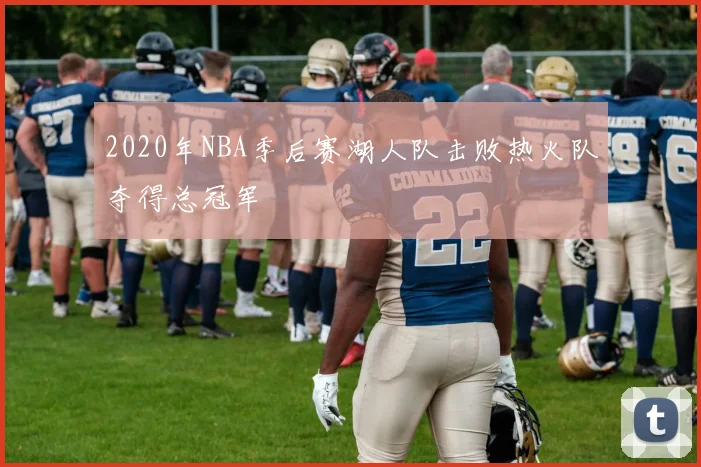 2020年NBA季后赛湖人队击败热火队夺得总冠军